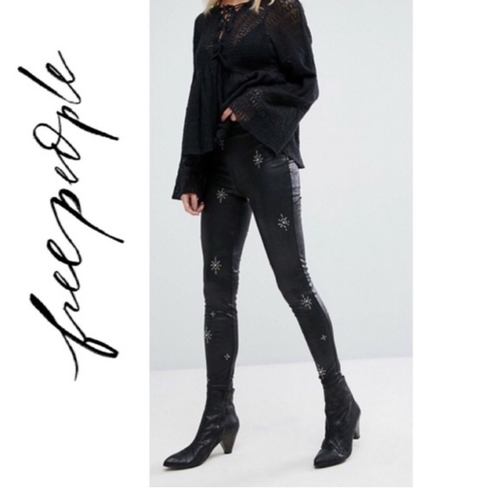 Free People Faux Leather Leggings
